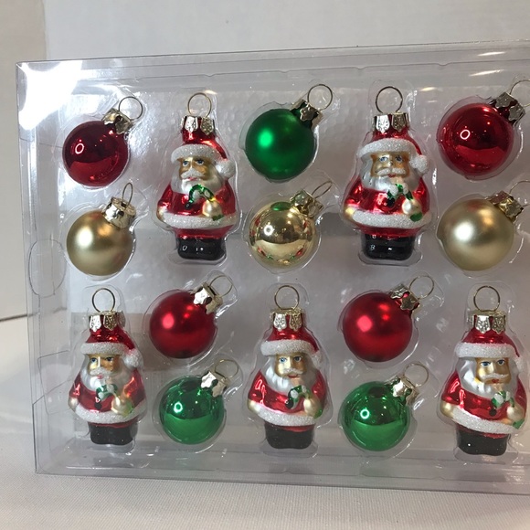 Ashland Other - Ashland Tiny Treasures Glass Ornaments